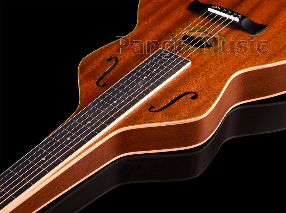 All Solid Sapele Wood Weissenborn Hawaiian Slide Guitar (HG-950)