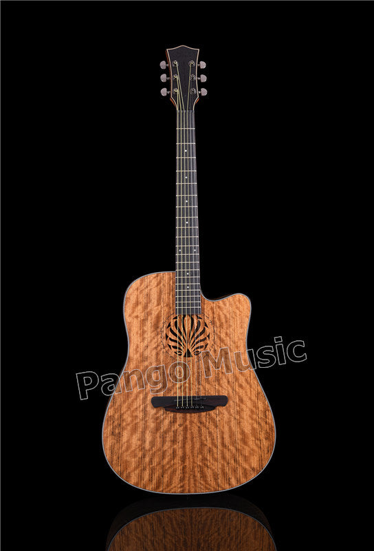 41 Inch All Walnut Wood Acoustic Guitar (PFS-2104)