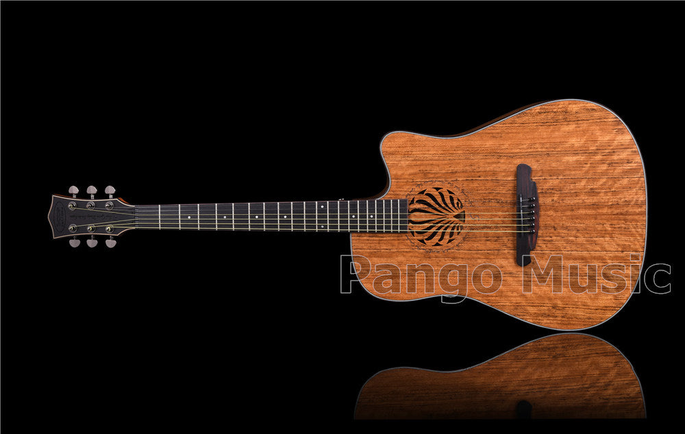 41 Inch All Walnut Wood Acoustic Guitar (PFS-2104)