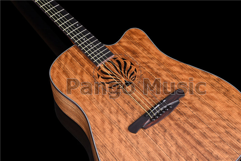 41 Inch All Walnut Wood Acoustic Guitar (PFS-2104)