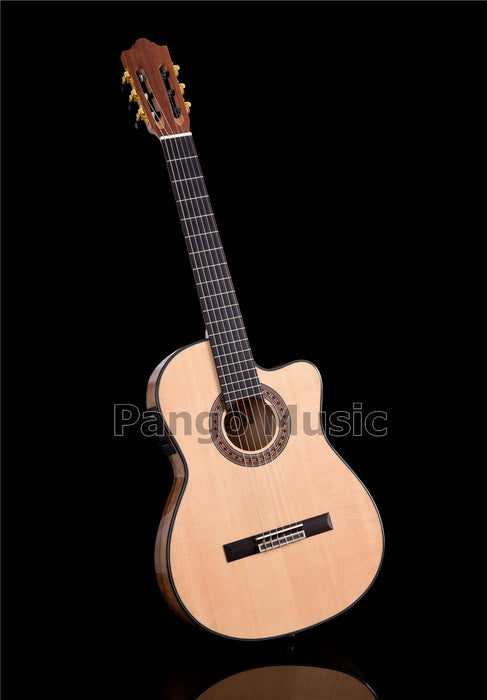 39 Inch Solid Spruce Top Classical Guitar with EQ (PCL-1202)