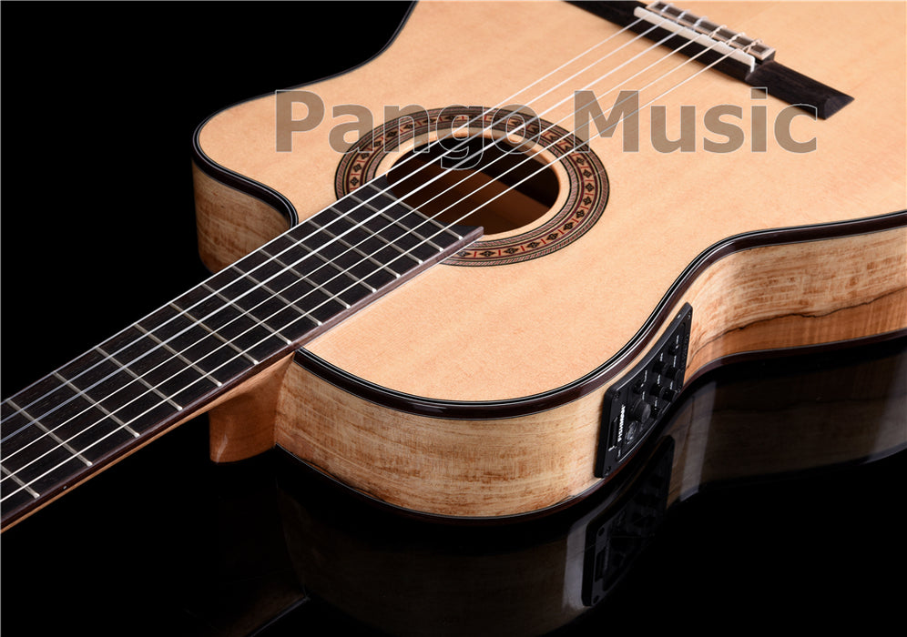 39 Inch Solid Spruce Top Classical Guitar with EQ (PCL-1202)