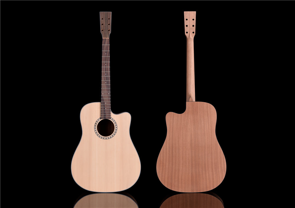 41 Inch Solid Spruce Top Acoustic Guitar Kit (PFA957) — Guitar Kit Shop