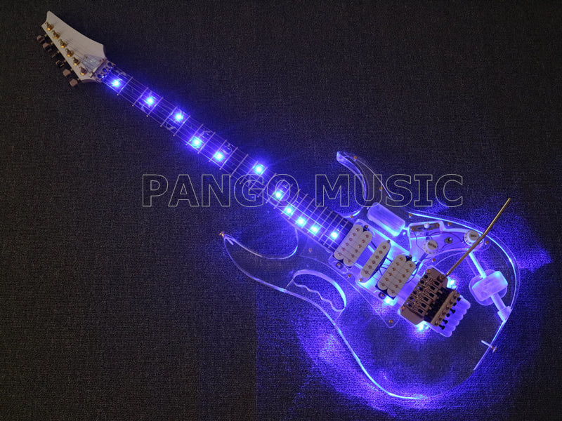 Iba style Acrylic Body Electric Guitar (PAG-014)