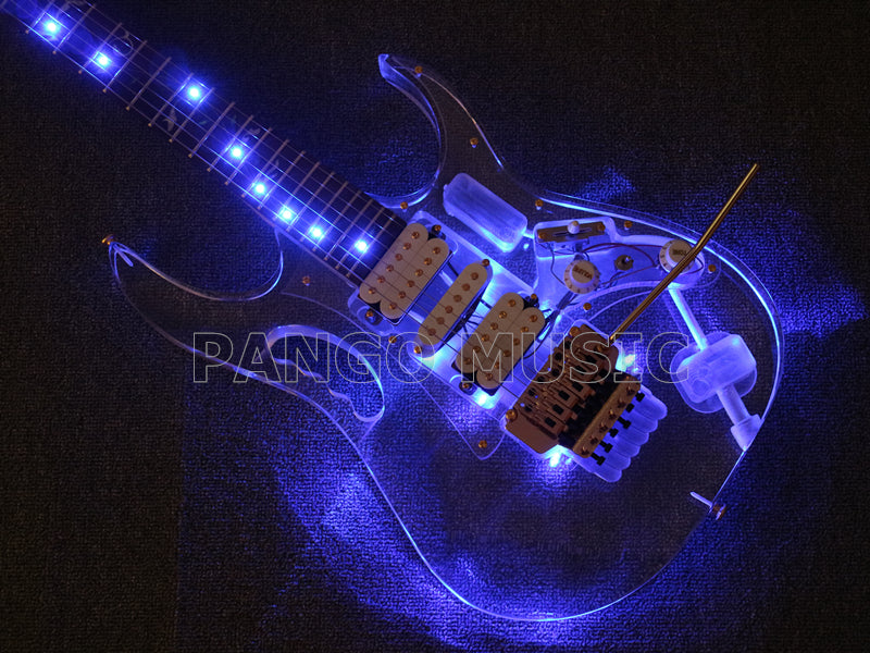 Iba Style Acrylic Body Electric Guitar (PAG-014)