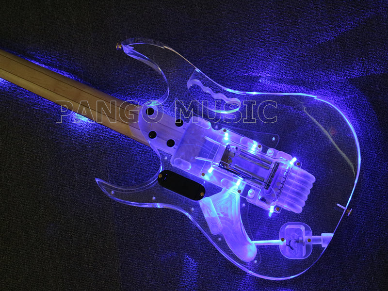 Iba Style Acrylic Body Electric Guitar (PAG-014)