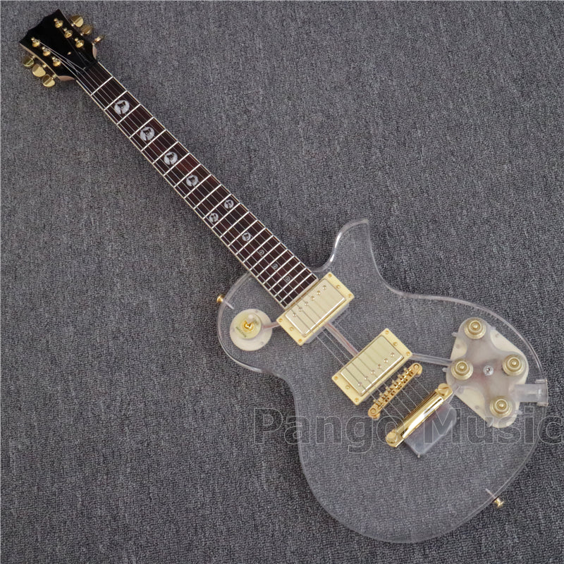 LP Style Acrylic Body LED Light Electric Guitar (PLP-004)