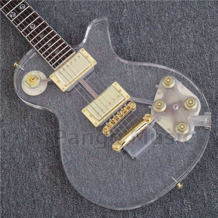 LP Style Acrylic Body Electric Guitar (PLP-004)