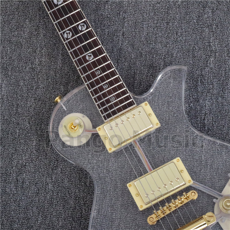 LP Style Acrylic Body LED Light Electric Guitar (PLP-004)