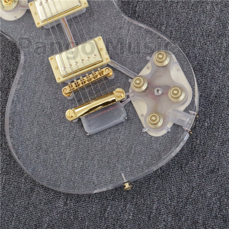LP Style Acrylic Body LED Light Electric Guitar (PLP-004)