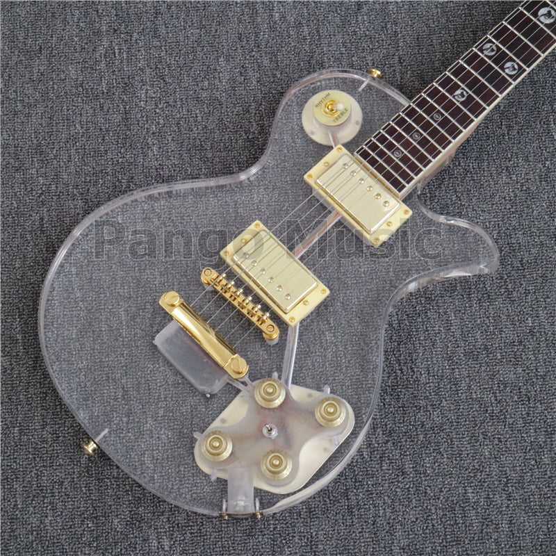 LP Style Acrylic Body LED Light Electric Guitar (PLP-004)