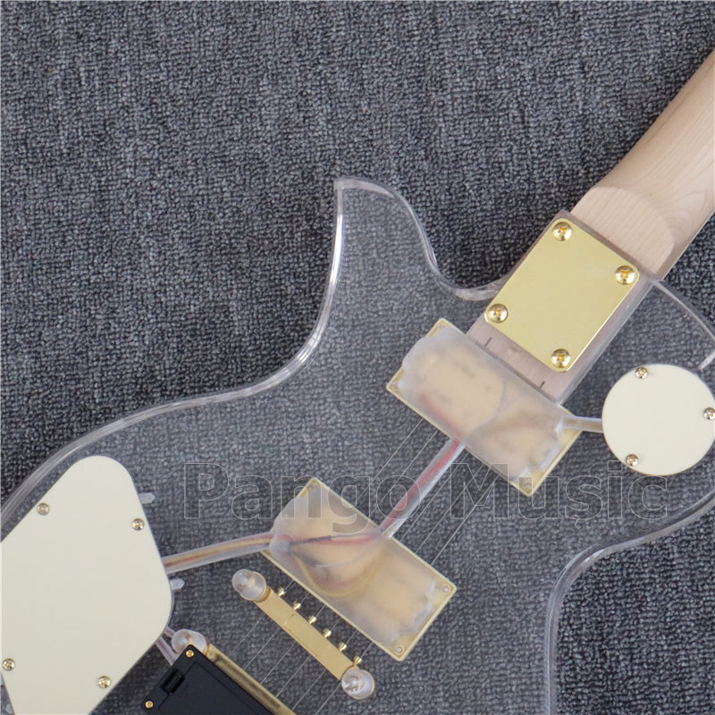 LP Style Acrylic Body LED Light Electric Guitar (PLP-004)
