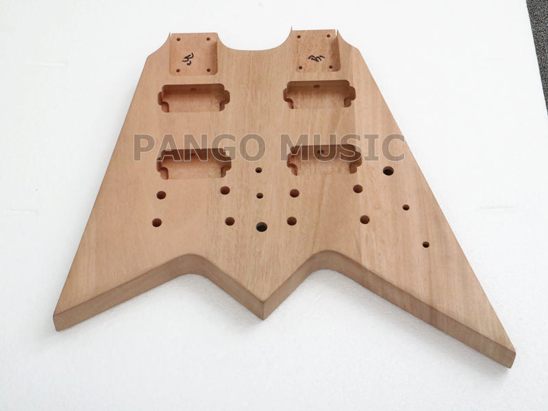 Double Neck Flying V Electric Guitar Kit (PYX-201)
