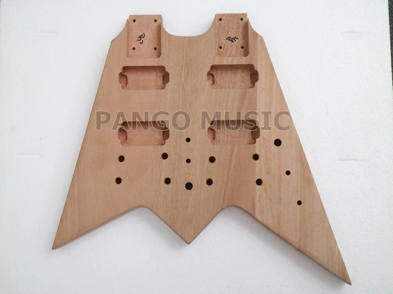 Double Neck Flying V Electric Guitar Kit (PYX-201)