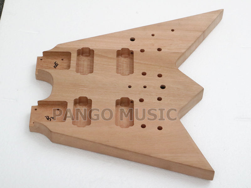 Double Neck Flying V Electric Guitar Kit (PYX-201)