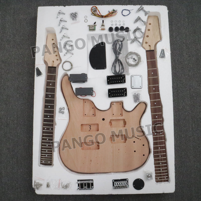 Double Neck DIY Electric Guitar Kit (PYX-202)