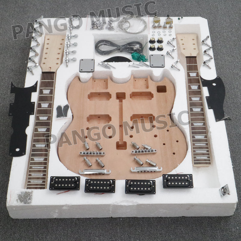 Double Neck SG Style Electric Guitar Kit (PSG-101)
