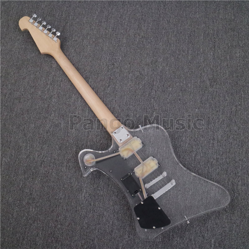 Firebird Style Acrylic Body LED Light Electric Guitar (PFB-001)