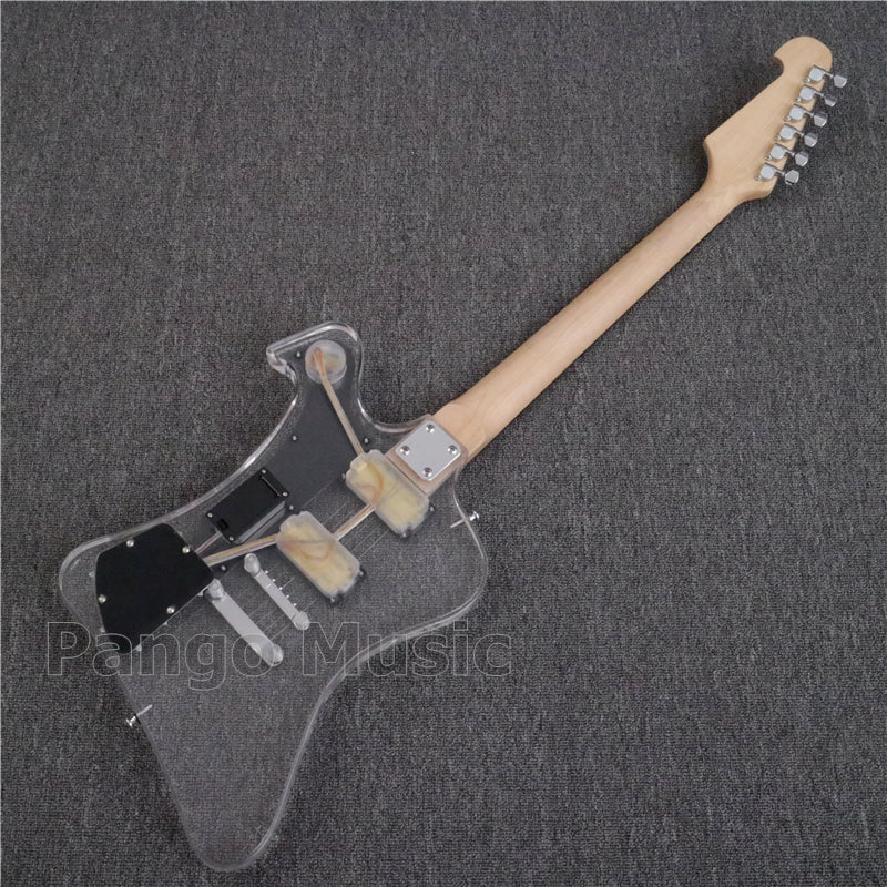 Firebird Style Acrylic Body LED Light Electric Guitar (PFB-001)