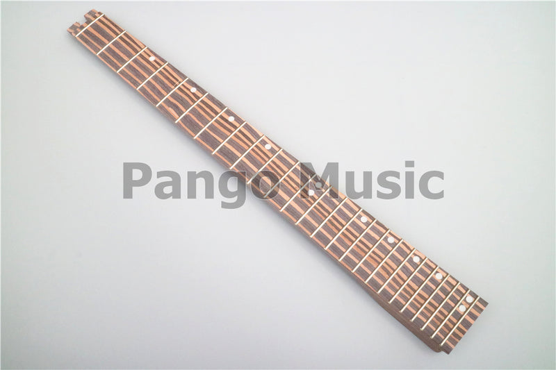 Headless Left-Handed All Zebrawood DIY Electric Guitar Kit (ZQN-017)