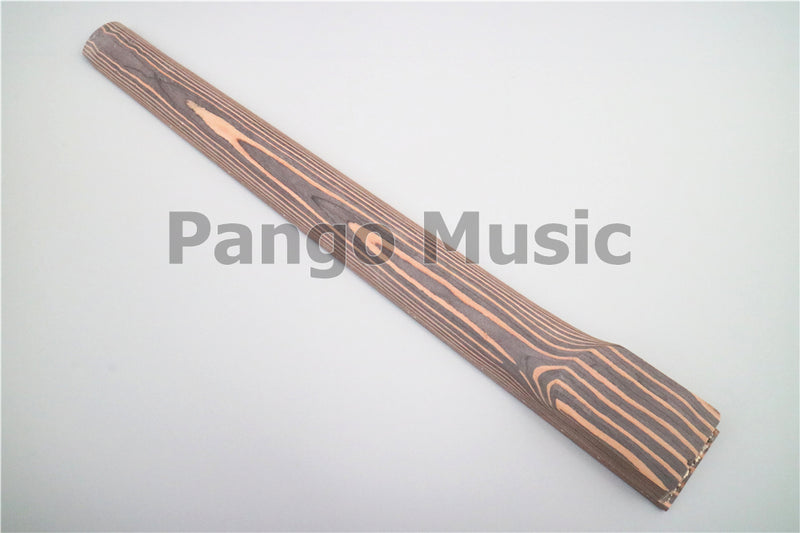 Headless Left-Handed All Zebrawood DIY Electric Guitar Kit (ZQN-017)