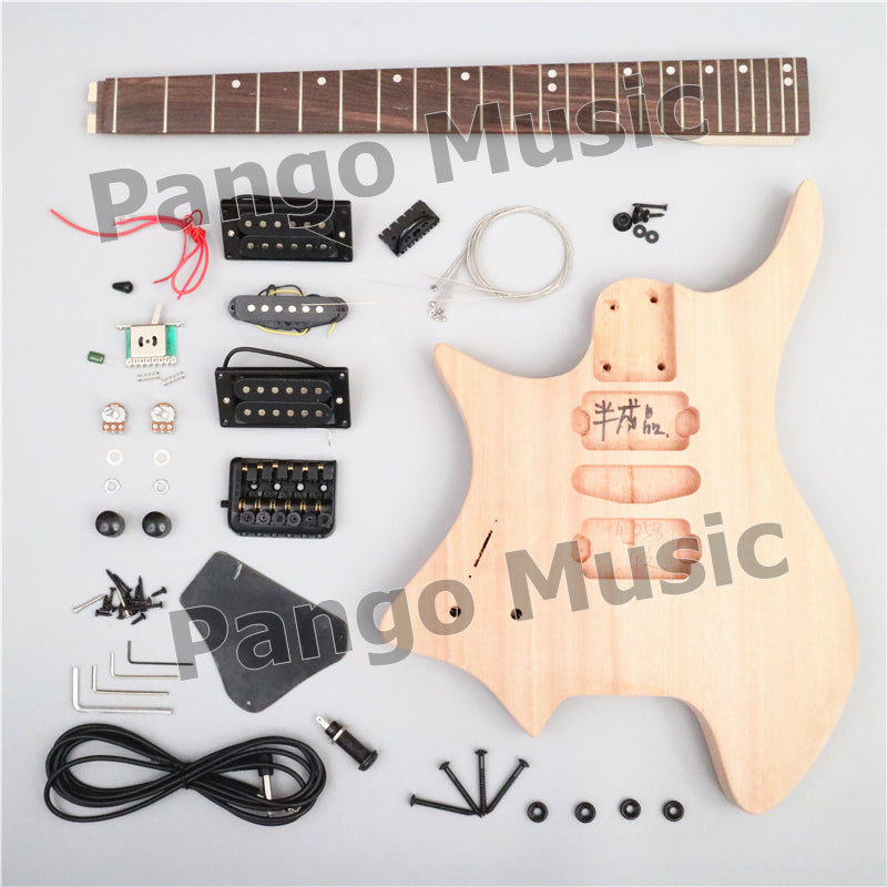 Left-Handed Headless DIY Electric Guitar Kit (ZQN-019)