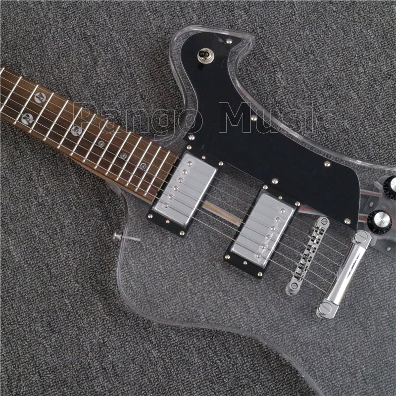 Firebird Style Acrylic Body LED Light Electric Guitar (PFB-001)