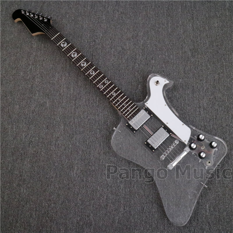 Firebird Style Acrylic Body LED Light Electric Guitar (PFB-002)