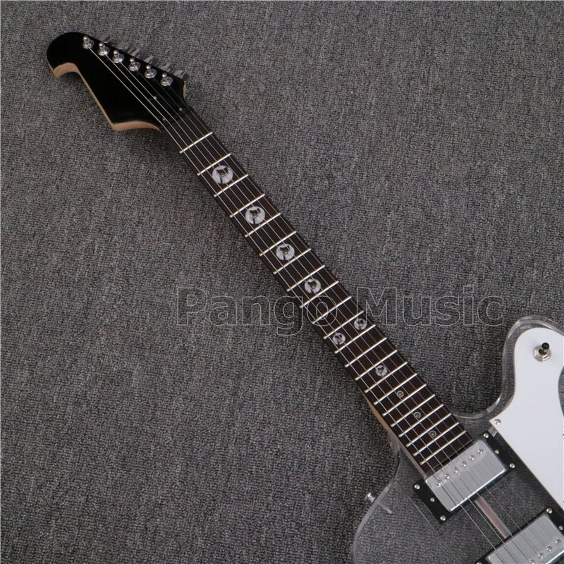 Firebird Style Acrylic Body LED Light Electric Guitar (PFB-002)