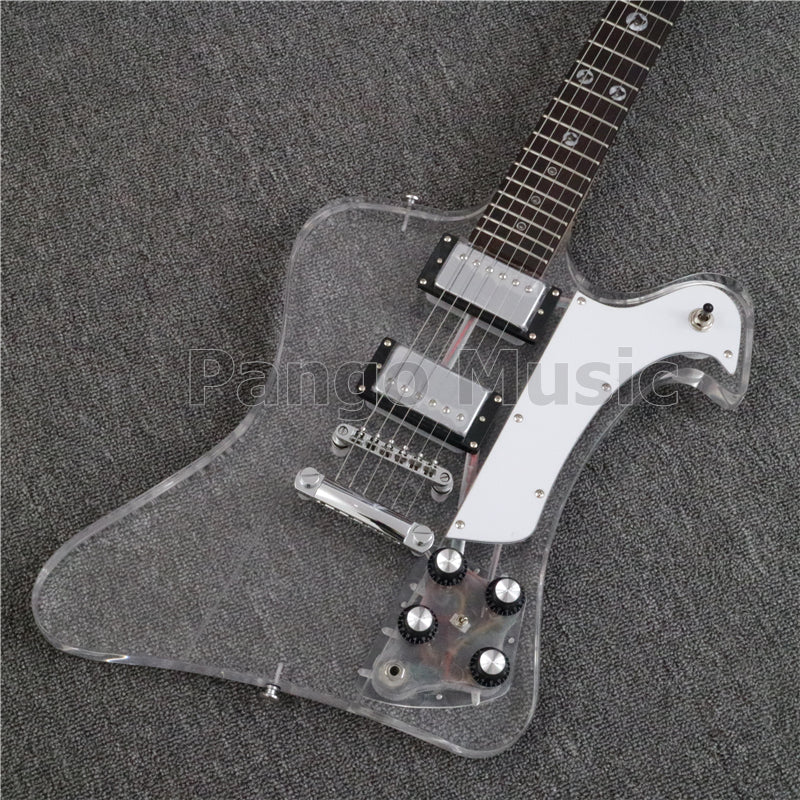 Firebird Style Acrylic Body LED Light Electric Guitar (PFB-002)