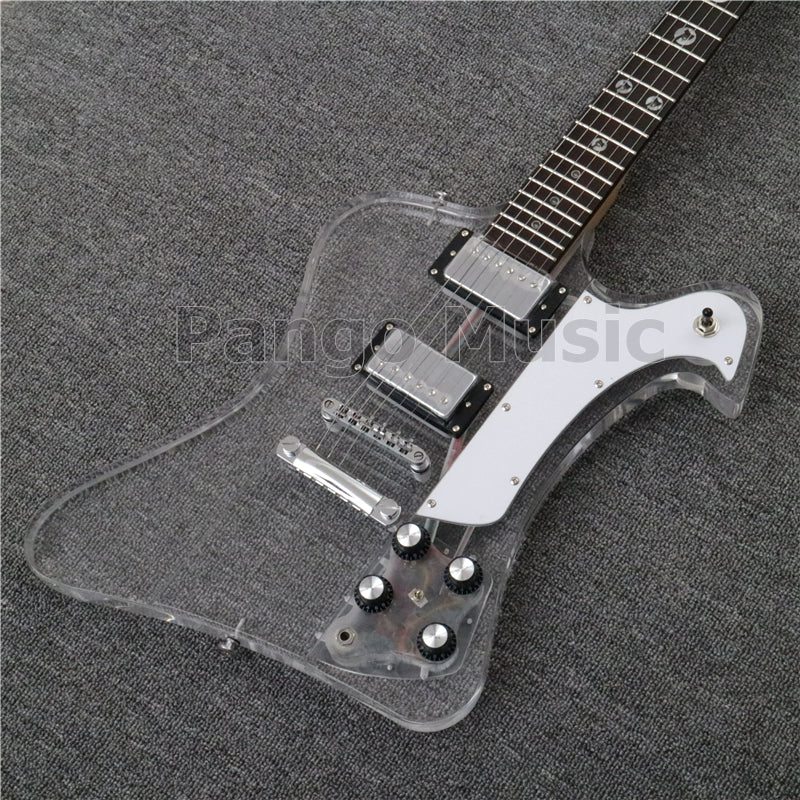 Firebird Style Acrylic Body LED Light Electric Guitar (PFB-002)