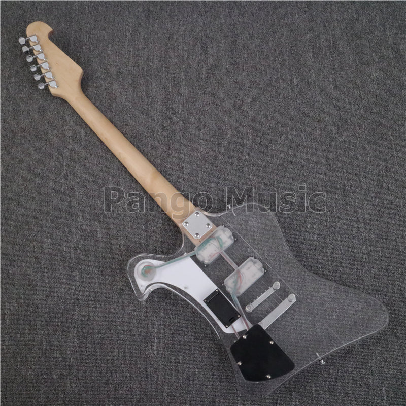 Firebird Style Acrylic Body LED Light Electric Guitar (PFB-002)