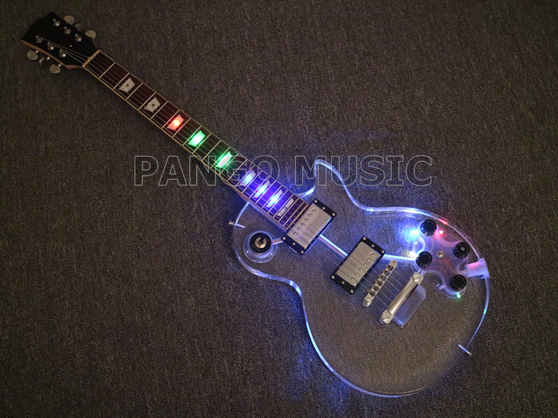 LP style Acrylic Body Electric Guitar (PAG-010)