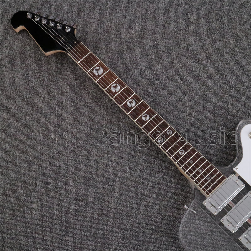 Firebird Style Acrylic Body LED Light Electric Guitar (PFB-004)