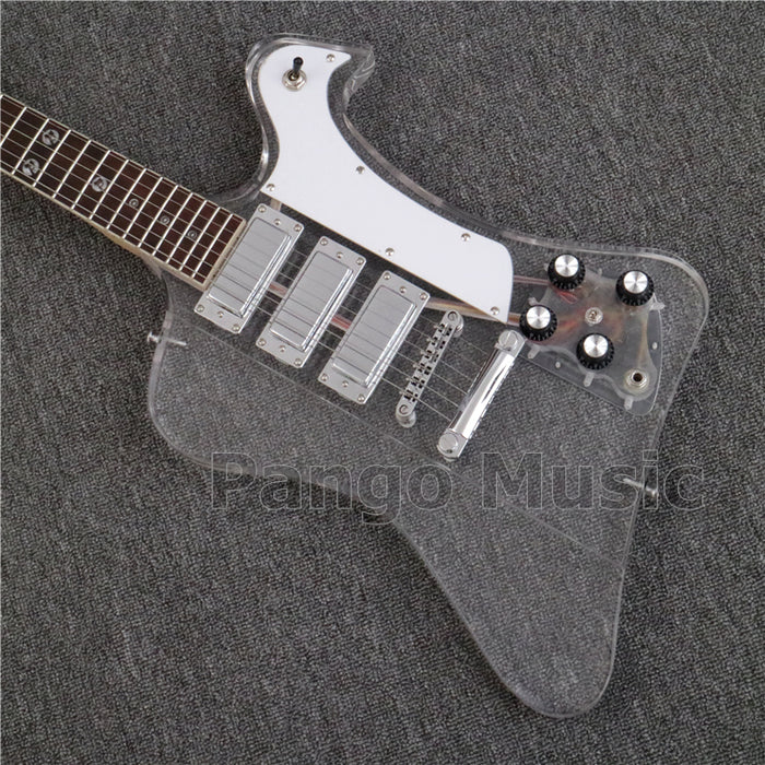 Firebird Style Acrylic Body Electric Guitar (PFB-004)