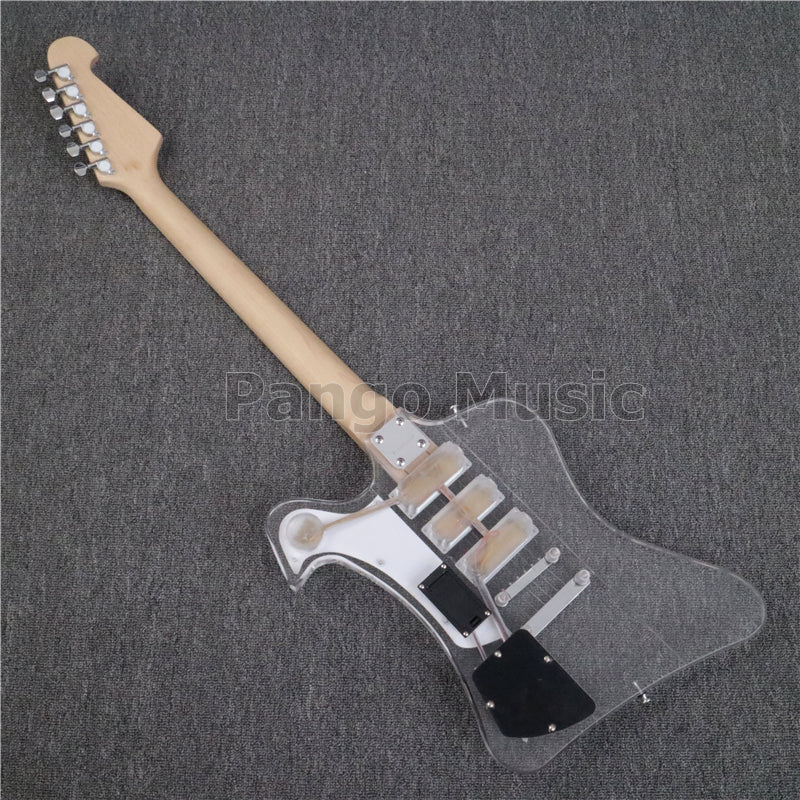 Firebird Style Acrylic Body LED Light Electric Guitar (PFB-004)
