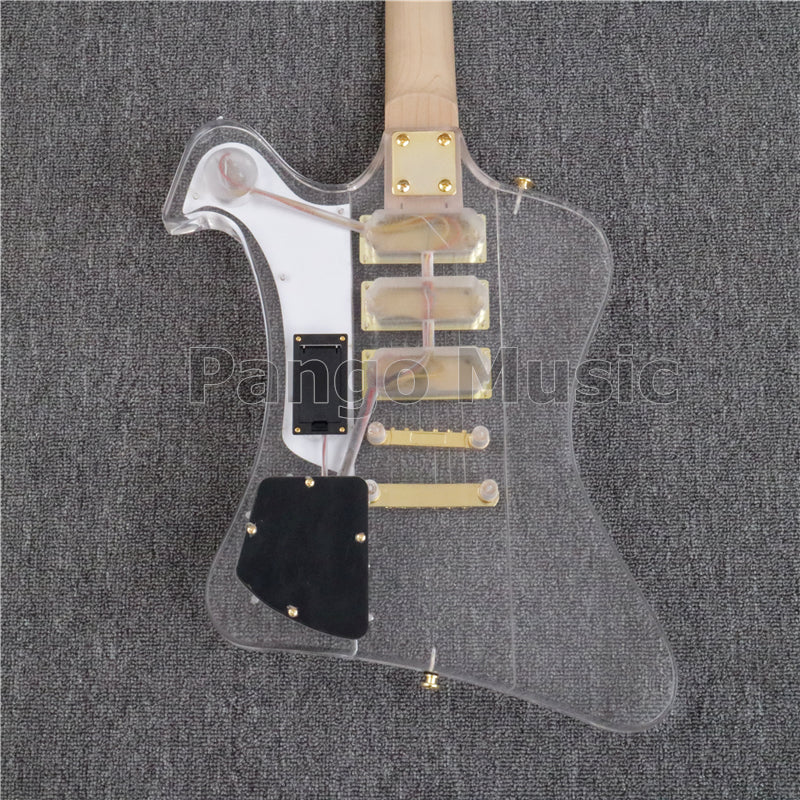 Firebird Style Acrylic Body LED Light Electric Guitar (PFB-005)