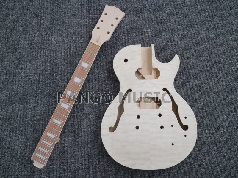 Pre-Sale LP Style Semi-Hollow Body DIY Electric Guitar Kit (PLP-050)
