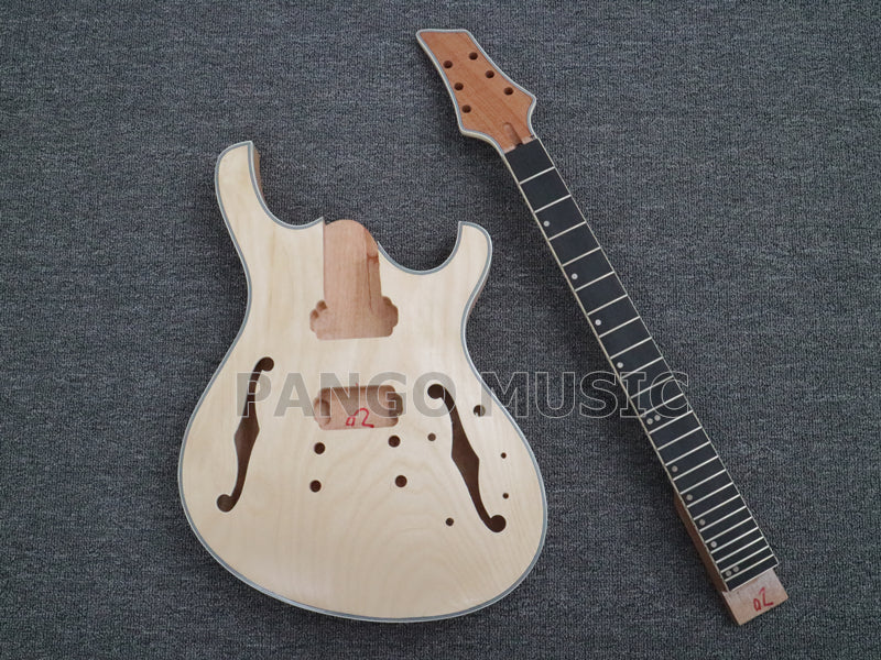 Semi-Hollow Body DIY Electric Guitar Kit (PJS-329)