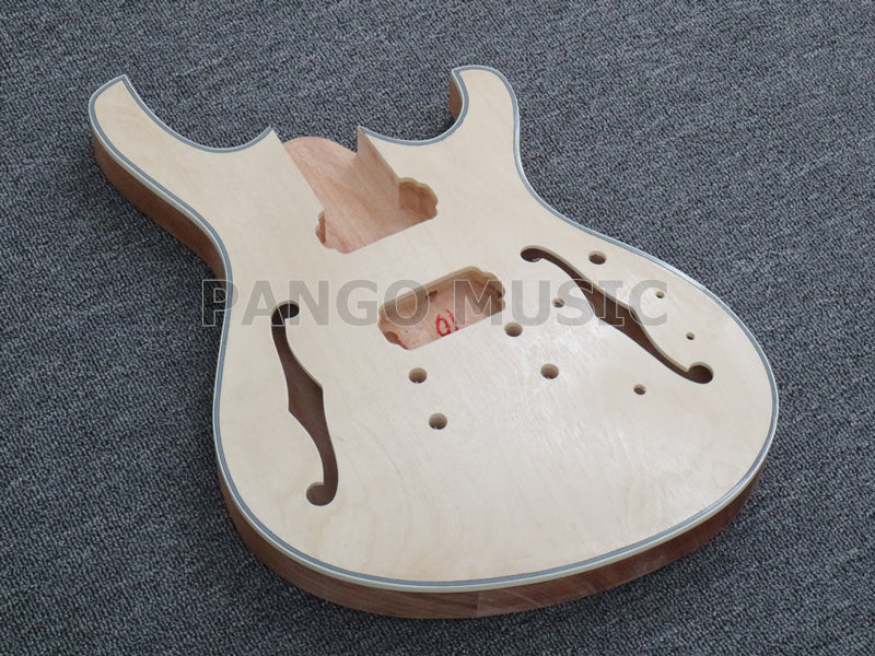Semi-Hollow Body DIY Electric Guitar Kit (PJS-330)