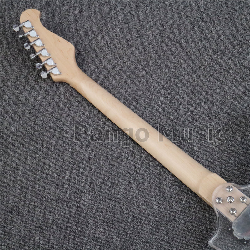 Explorer Style Left Hand Acrylic Body Electric Guitar (PEX-001)