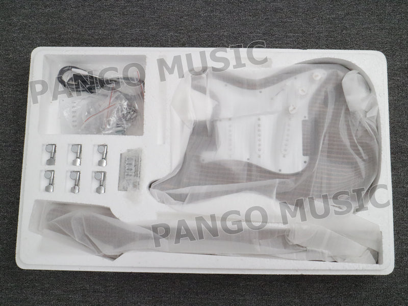 All Zebrawood ST-Style DIY Electric Guitar Kit (PST-527)