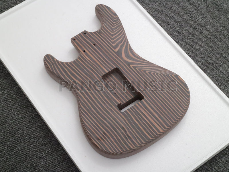 All Zebrawood ST-Style DIY Electric Guitar Kit (PST-527)