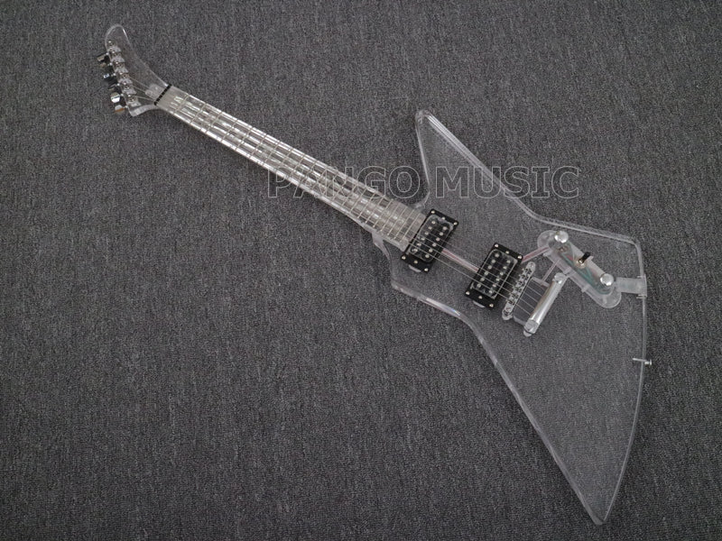 All Acrylic Explorer style Electric Guitar (PEX-412)