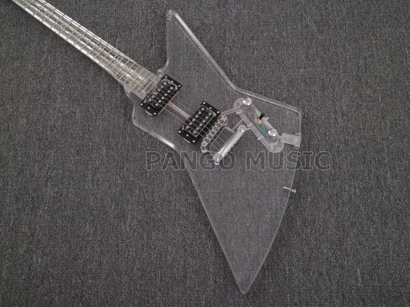 All Acrylic Explorer style Electric Guitar (PEX-412)