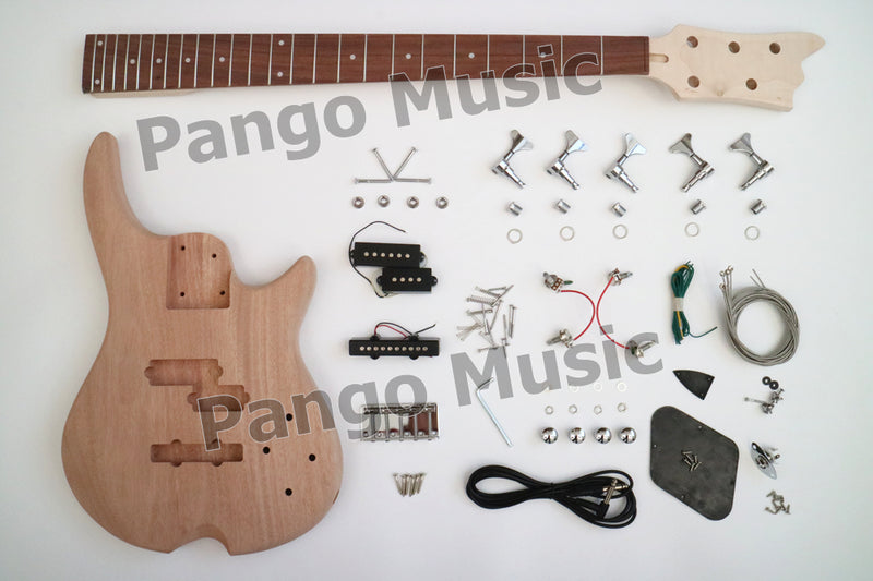 5-String DIY Electric Bass Guitar Kit (PTM-069-02)