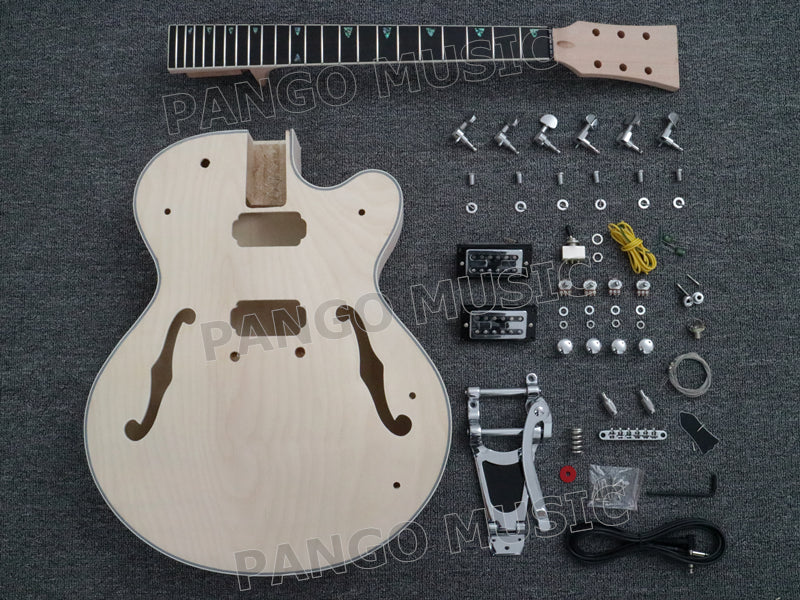 Hollow-Body L5 Style DIY Electric Guitar Kit (PL5-927)