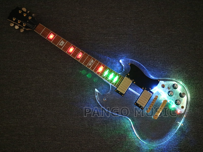 SG style Acrylic Body Electric Guitar (PAG-019)