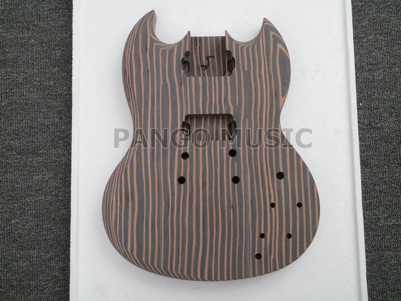 SG Style All Zebrawood DIY Electric Guitar Kit (PSG-529)