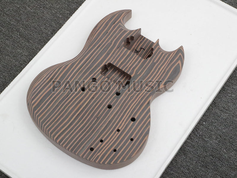 SG Style All Zebrawood DIY Electric Guitar Kit (PSG-529)